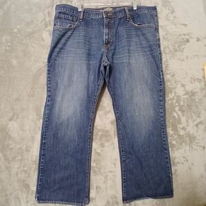 Old Navy Men Jeans Size 42x32 Boot Cut Western Cowboy Rodeo Workwear Denim